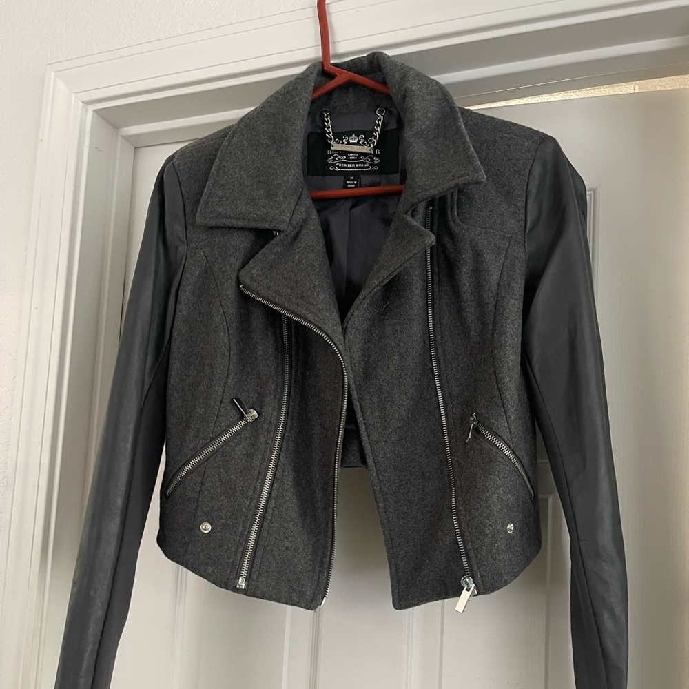 Blanc Noir leather jacket